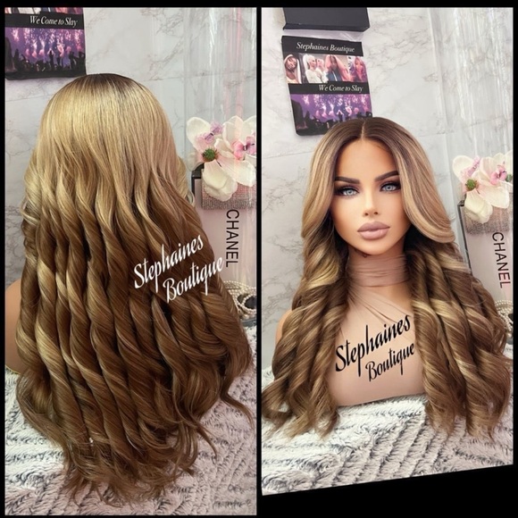 Human Hair Blended Lace Front Wig